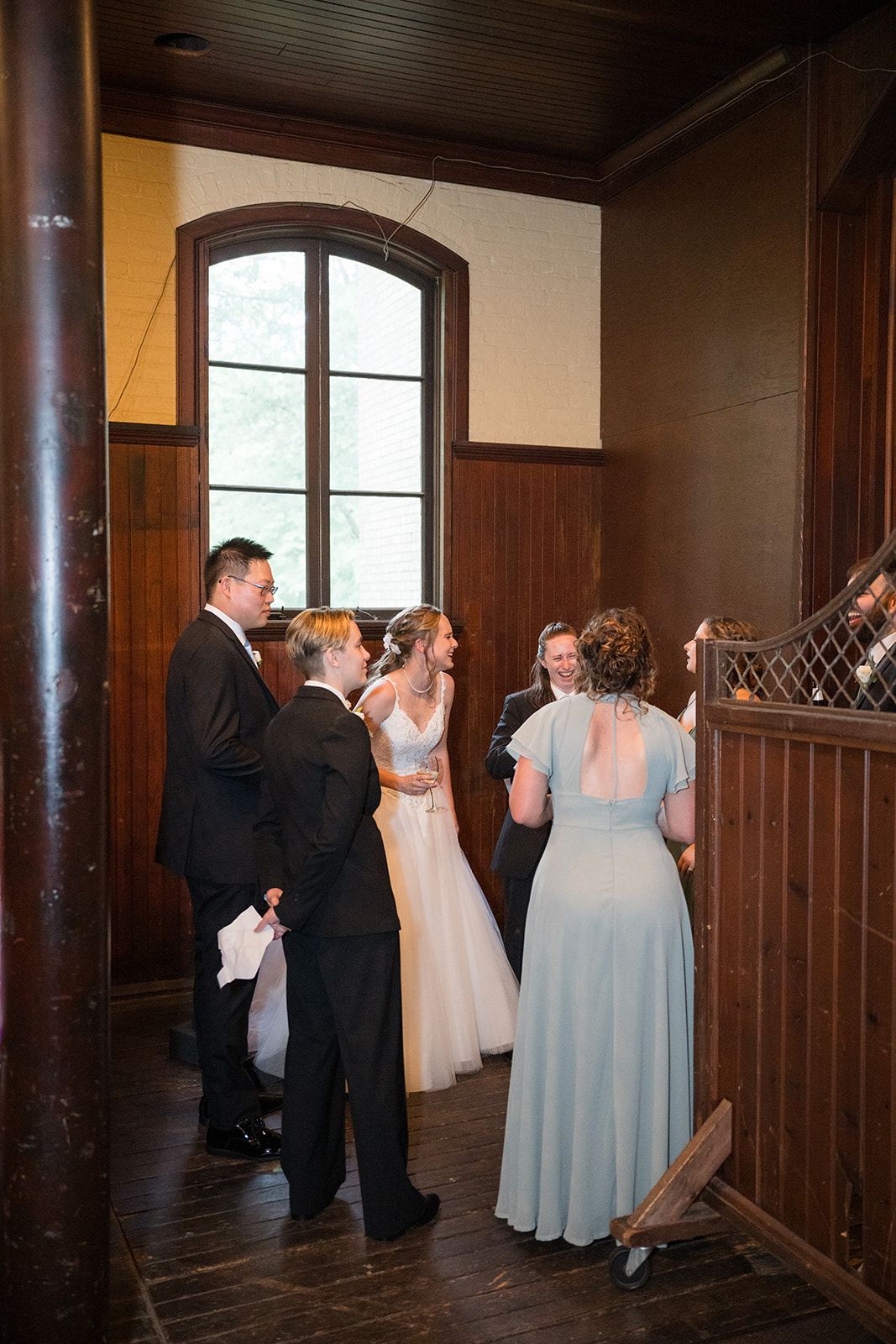 Katie +Rachel's guests in the stalls.